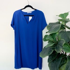 Lush Blue Midi Dress